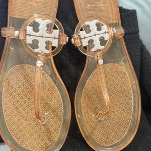Tory Burch Smoke Logo Sandals
